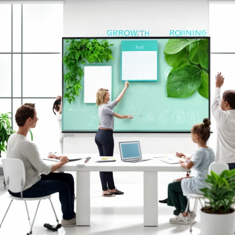 Participants collaborating during a mindset workshop